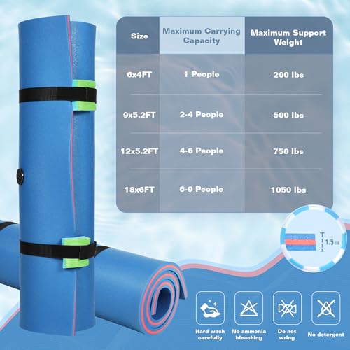 Floating Water Mat 9/12/18 FT Blue U9185