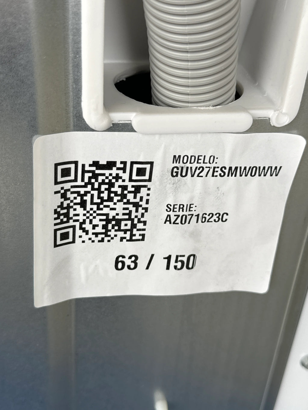 3.8 cu. ft. Washer 5.9 cu. ft. Electric Dryer Combo White A720