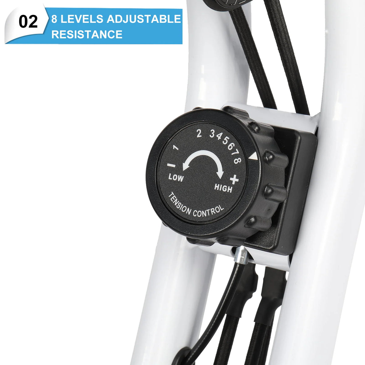 Folding Magnetic Resistance Exercise Bike K158