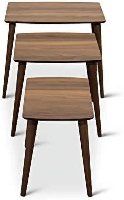 Wood Nesting Tables Set of 3 V626212