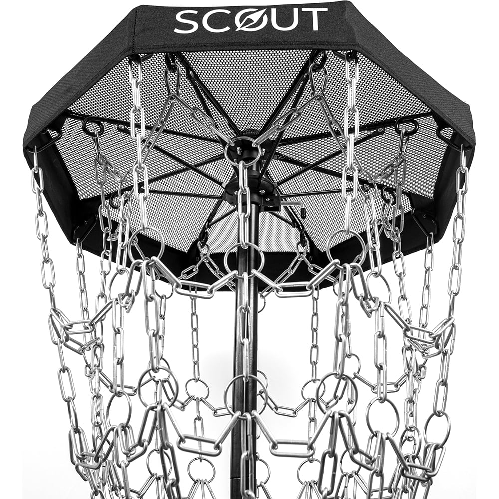 Portable Disc Golf Basket with 16 Chains C888