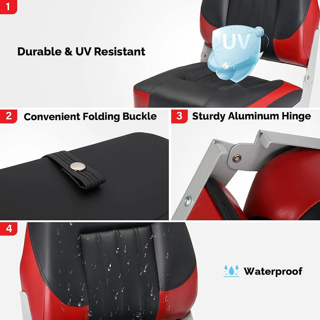 Folding Boat Seats 2 Pack Waterproof X60691