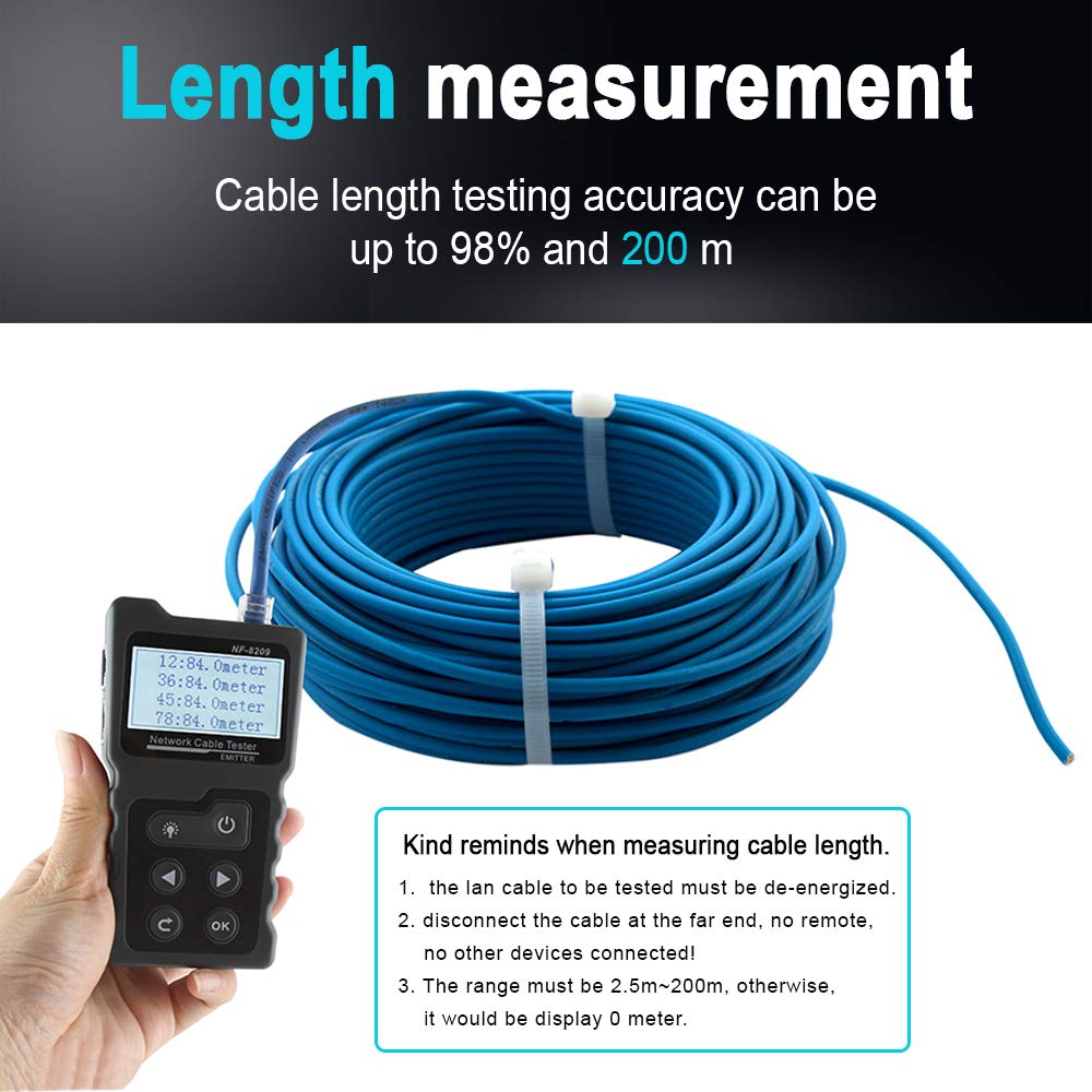 Network Cable Tester CAT5 CAT6 Wire Tracker A602