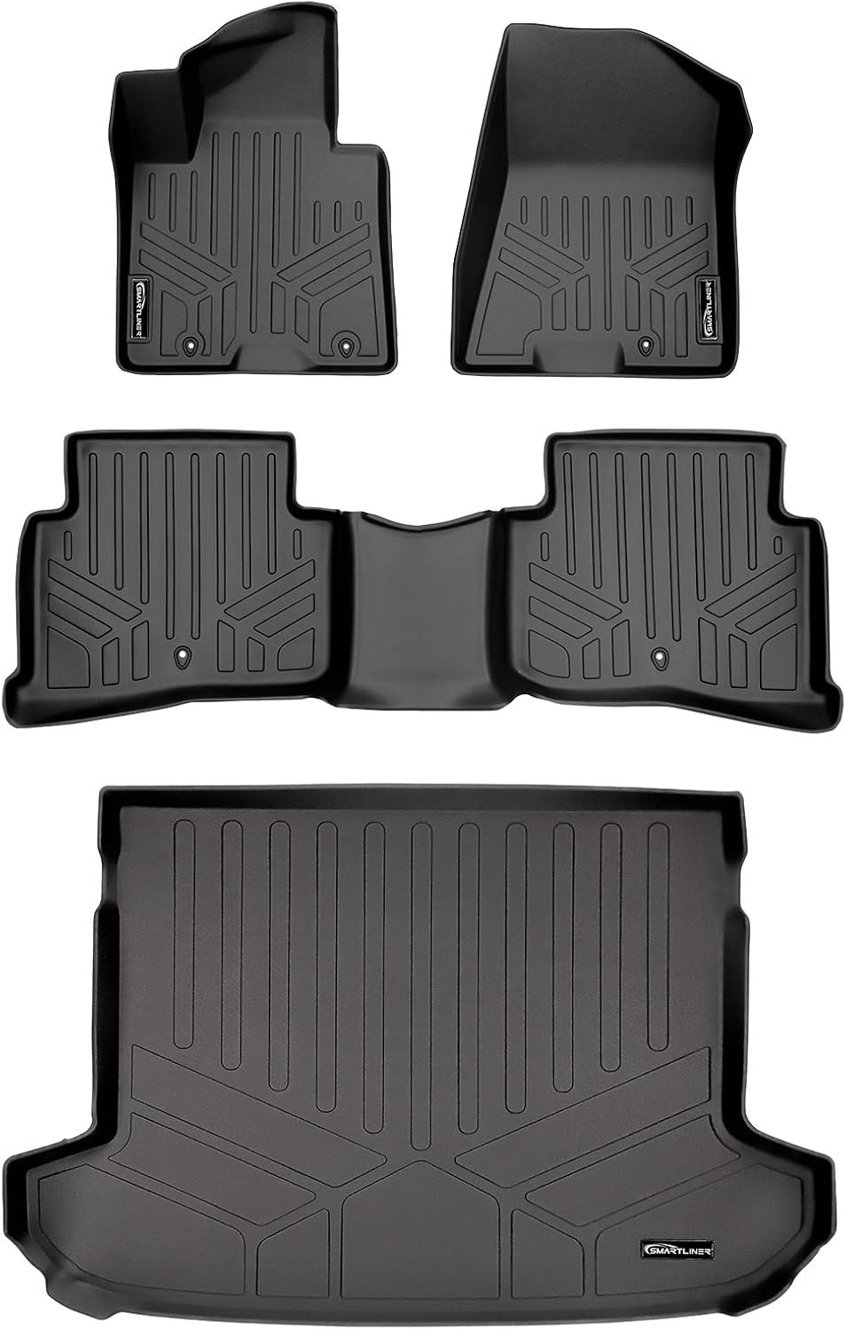Custom Fit Floor Mats and Cargo Liner Set Black E7150