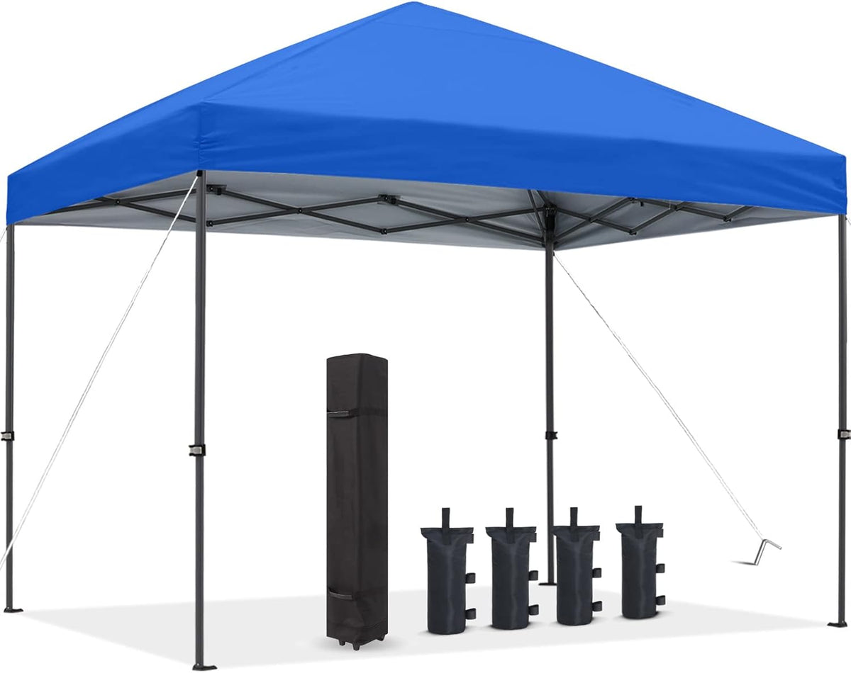 10x10FT Pop Up Canopy Tent with Wheeled Carrying Bag P19939