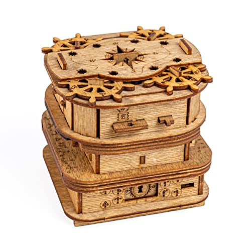 3D Wooden Puzzle Box S920380
