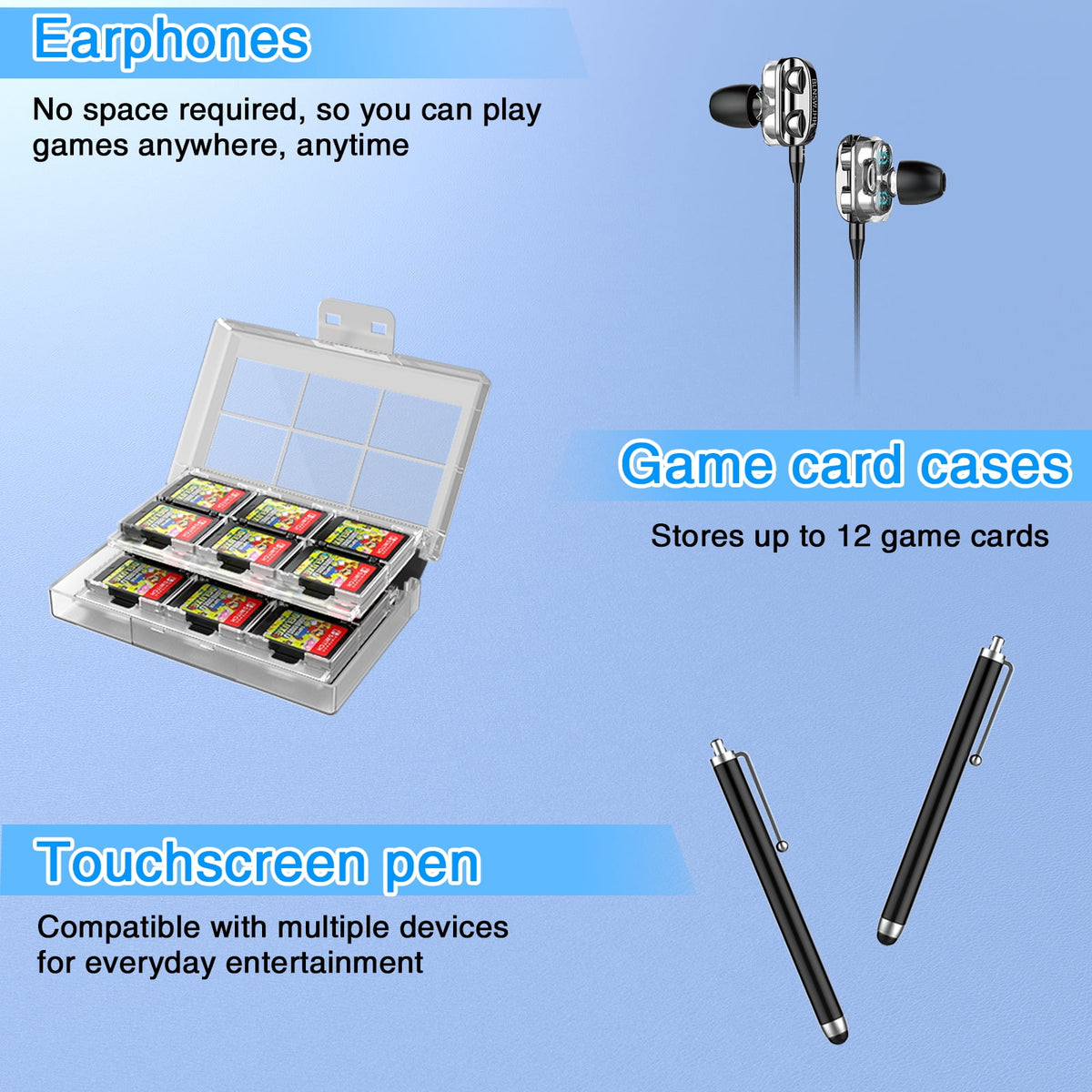 Switch OLED Accessories Bundle 27 in 1 V6349