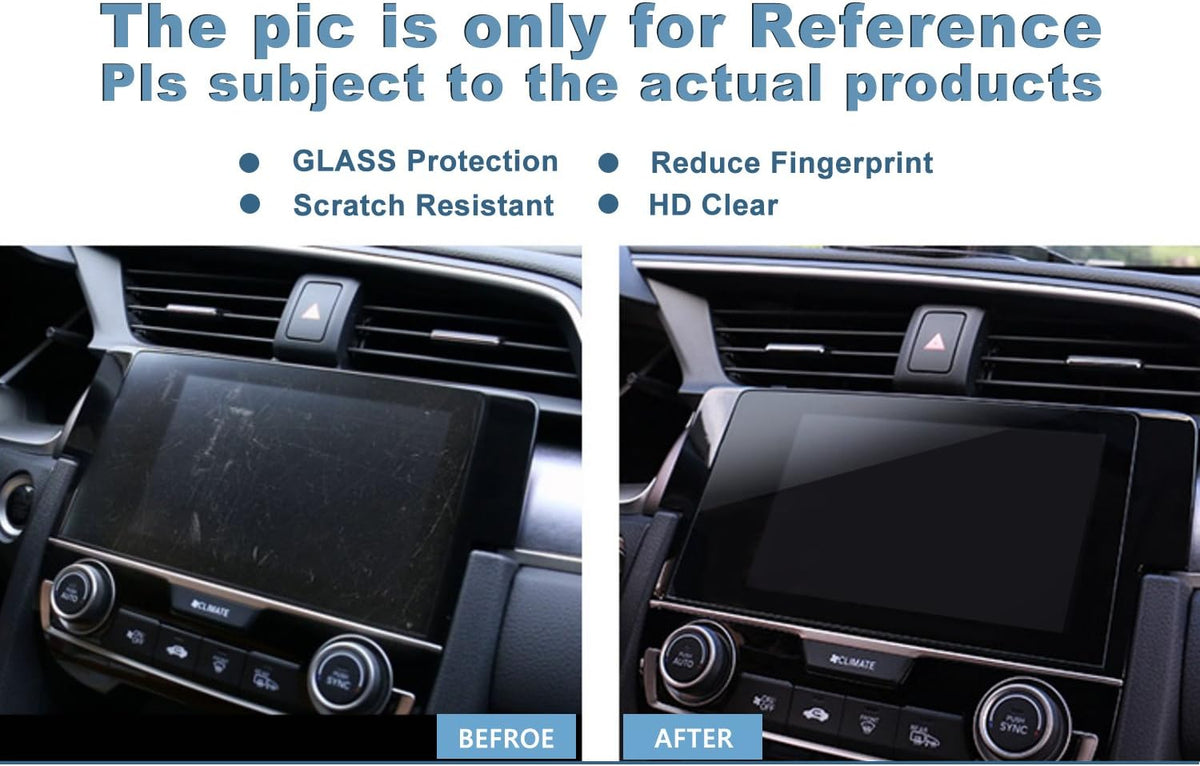 8 Inch Tempered Glass Car Navigation Screen Protector H279