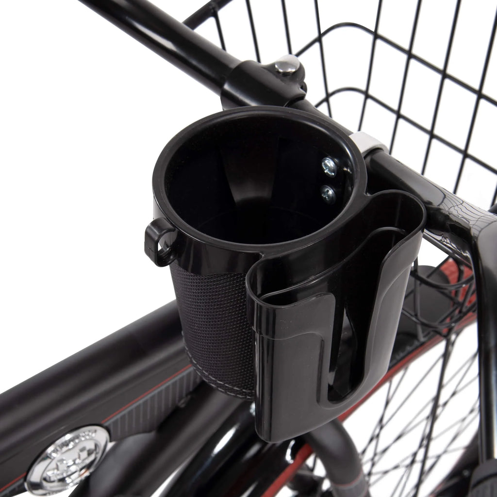26” Matte Black Cruiser Bike Y77824