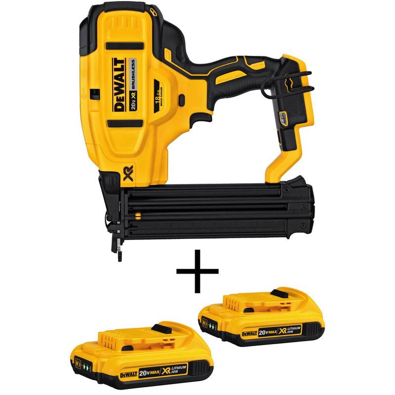 18-Gauge Cordless Brad Nailer with Batteries J261