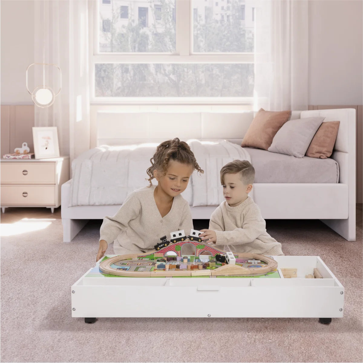 Rollaway Play Table and Toy Organizer V2067