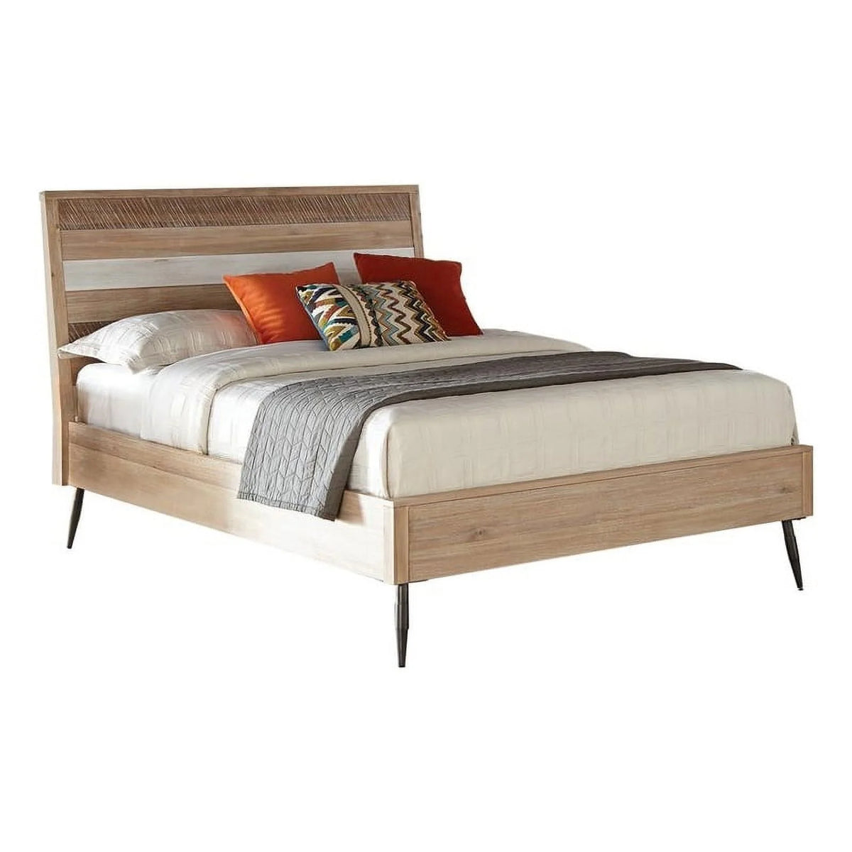 Queen Wood Platform Bed G1650