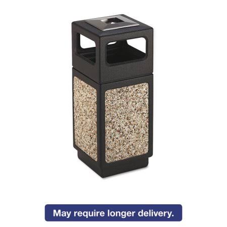 15 gal Outdoor Stainless Steel Trash Can Y30727