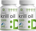 2 Pack Antarctic Krill Oil 1,000mg 480 Softgels E572363