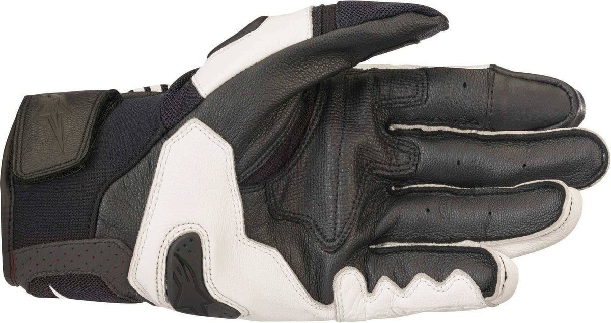 Black White Gloves E394