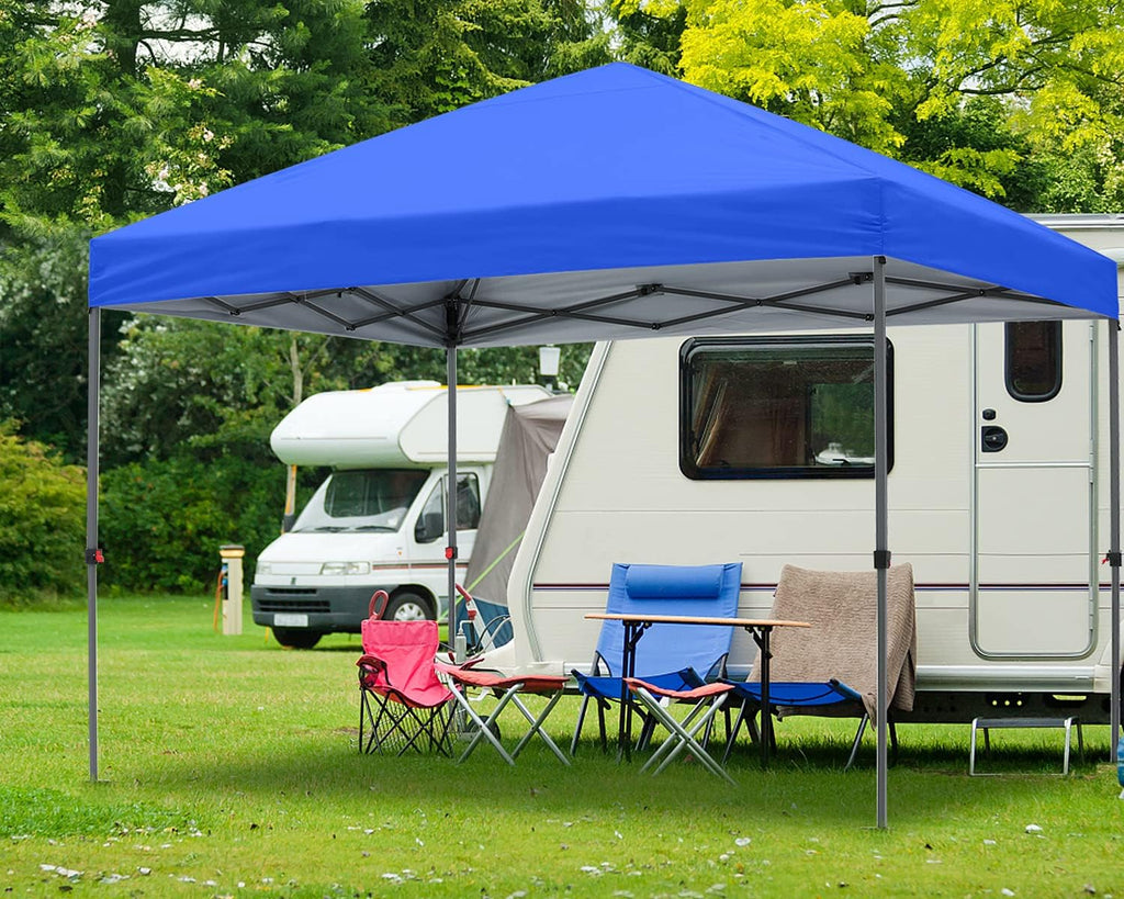 10x10FT Pop Up Canopy Tent with Wheeled Carrying Bag P19939