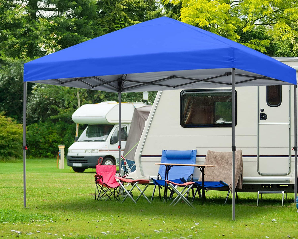 10x10FT Pop Up Canopy Tent with Wheeled Carrying Bag P19939