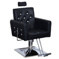 Black Recliner Barber Chair W3965