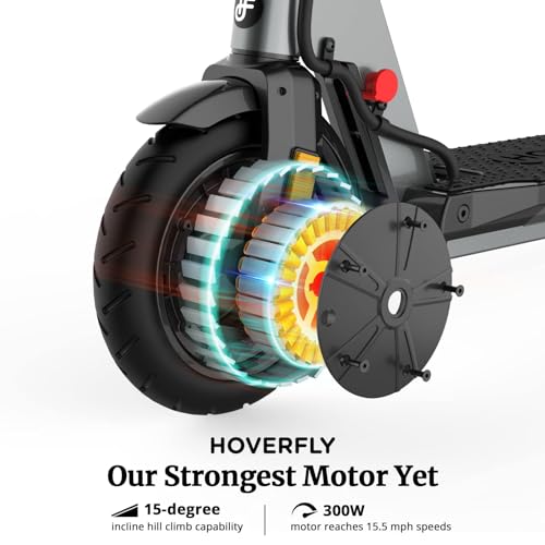 Electric Scooter, 8.5" Pneumatic Tire, 18 Mile, 15.5 Mph, 300w Motor, Foldable O80839