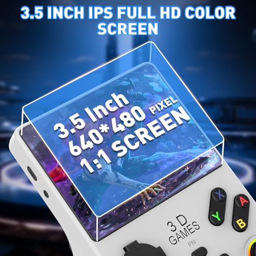 Black Retro Handheld Game Console with 256GB TF Card V977585
