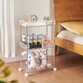 Slim 3 Tier Rolling Storage Cart P772