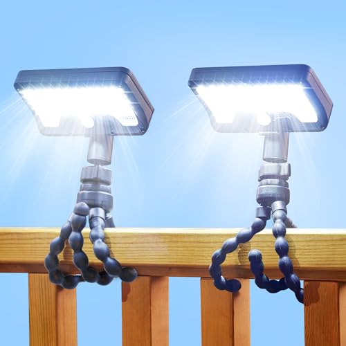 Motion Sensor Outdoor Lights with Flexible Octopus Tripod 600LM Solar Waterproof Dual Charging 2 I103