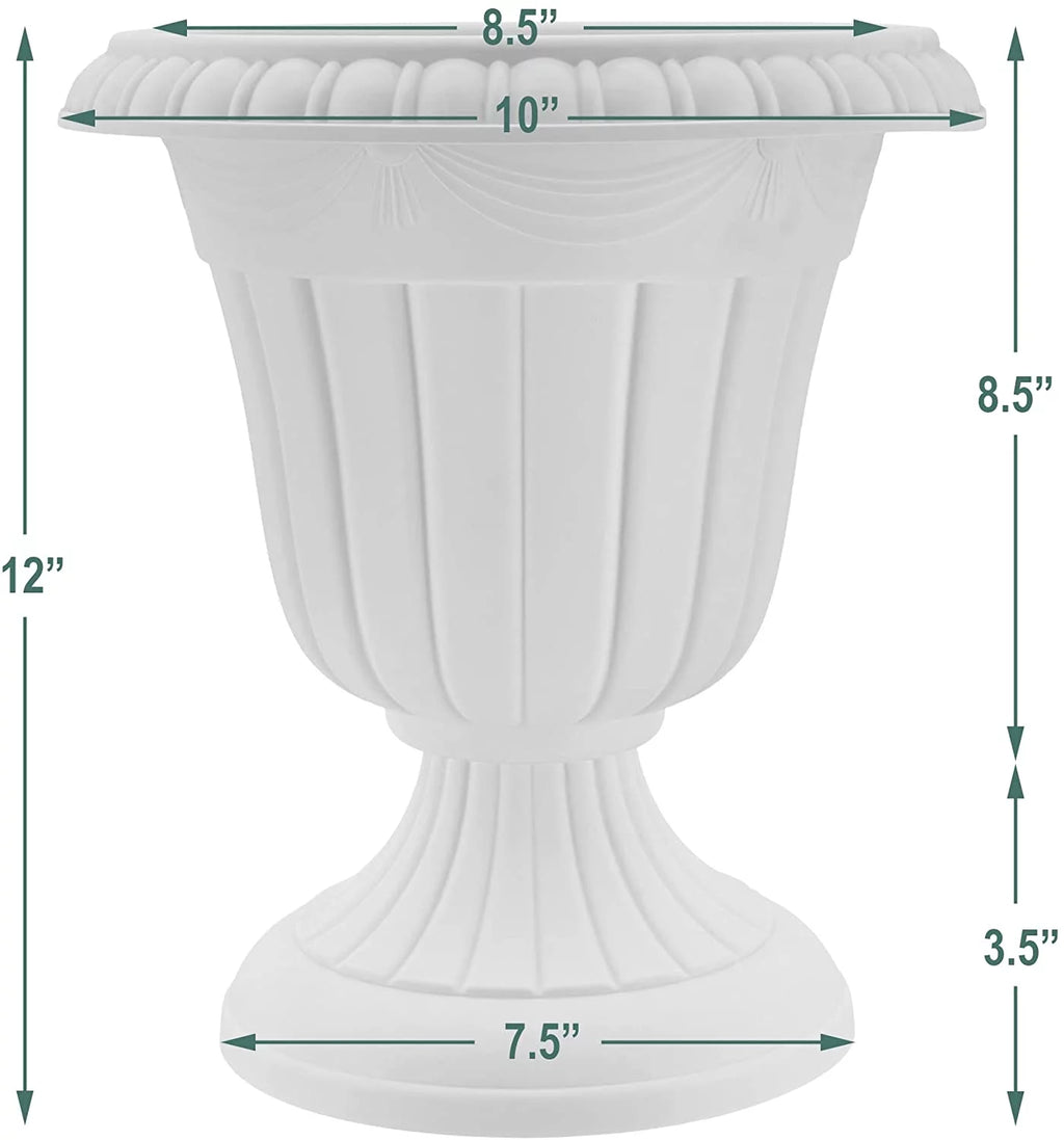 10x12" Traditional Plastic Urn Planter A1521