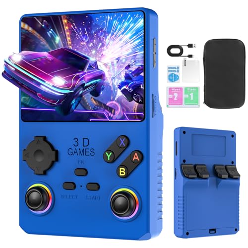 Black Retro Handheld Game Console with 256GB TF Card V977585