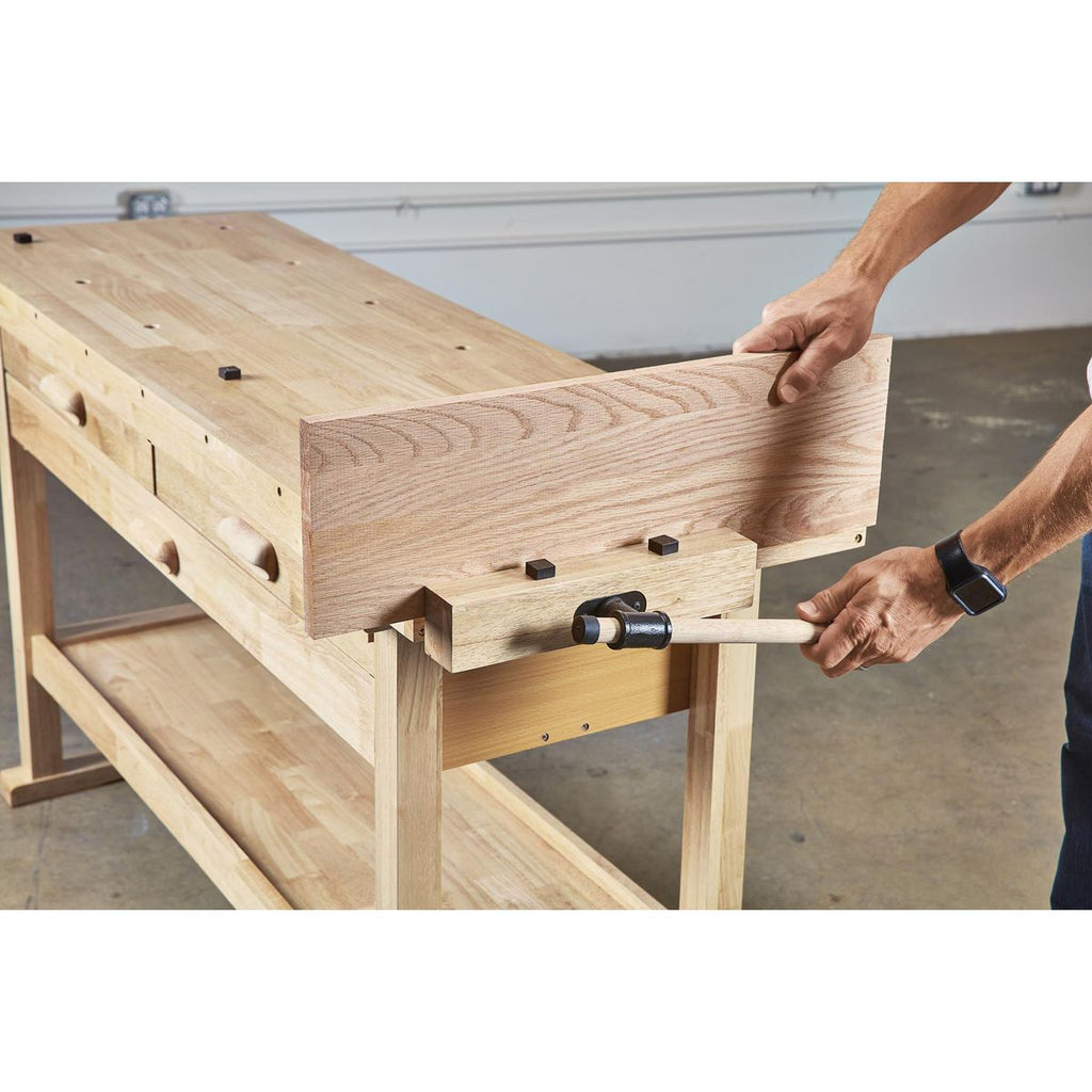 60 in. 3-Drawer Hardwood Workbench P6191