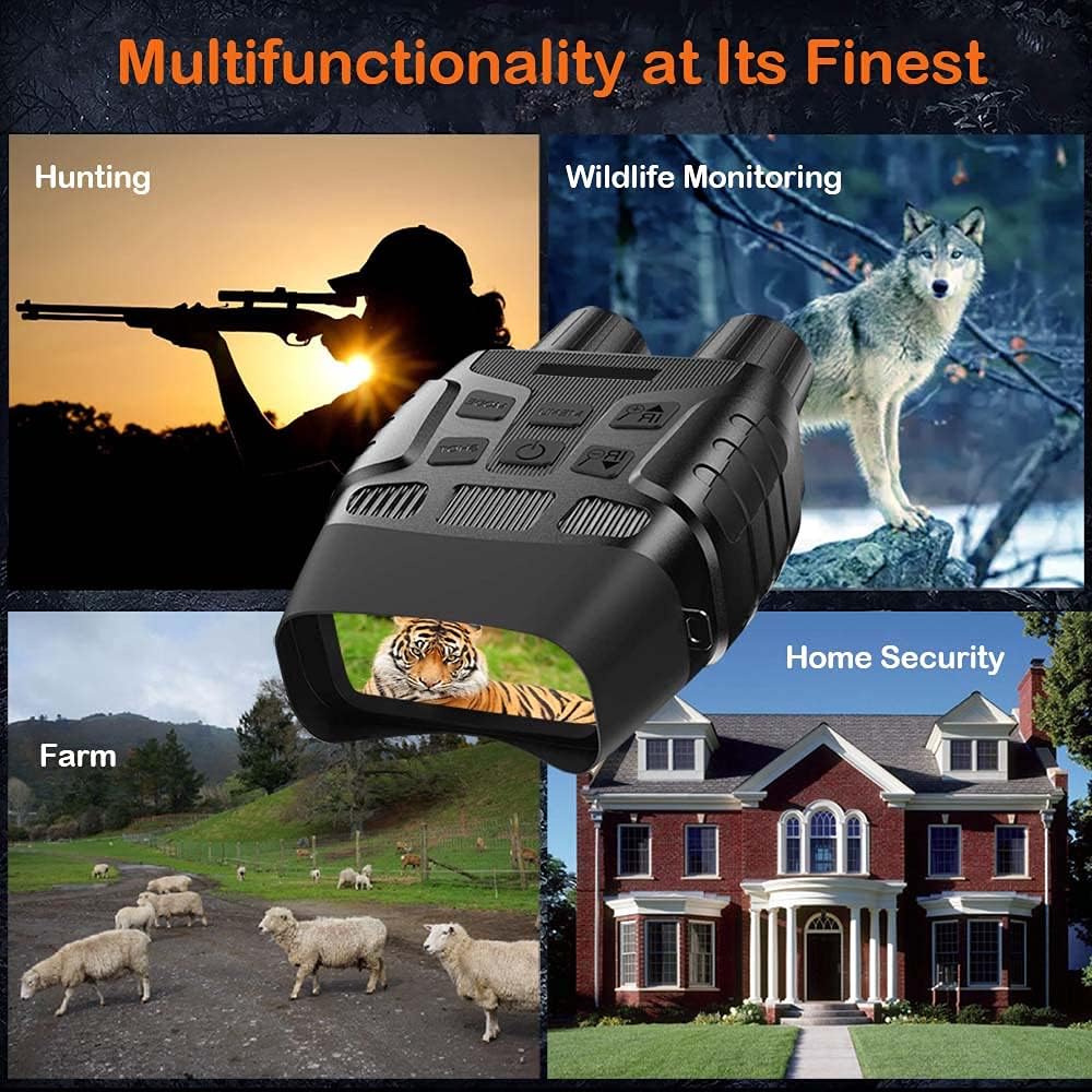 Night Vision Binoculars with 32 GB Memory Card O789875