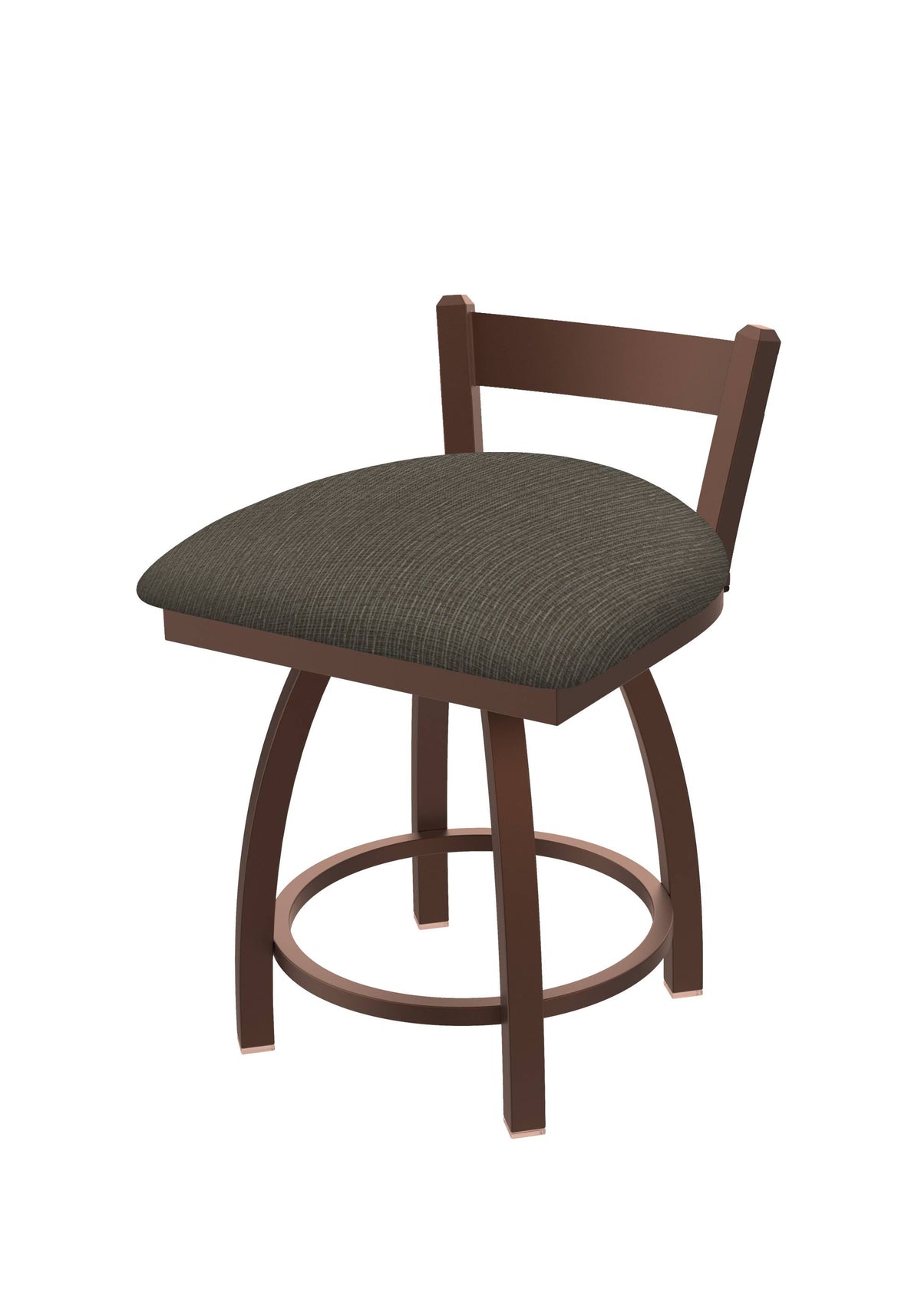 Low Back Swivel Vanity Stool with Bronze Finish Y6620