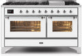 White Dual Fuel Propane Gas Range V76219