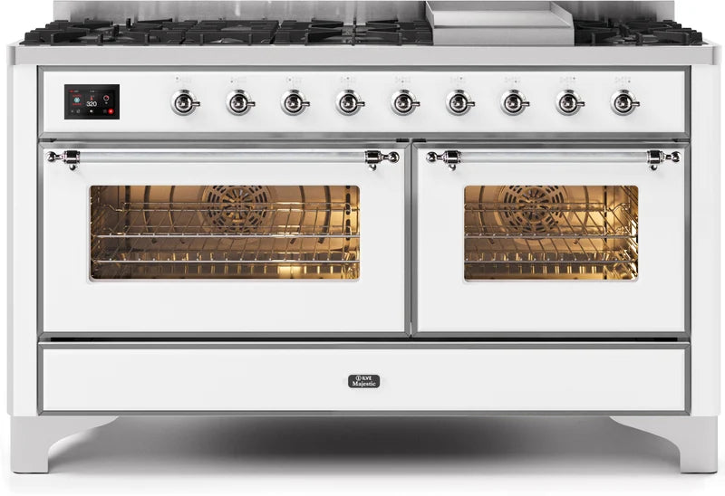 White Dual Fuel Propane Gas Range V76219