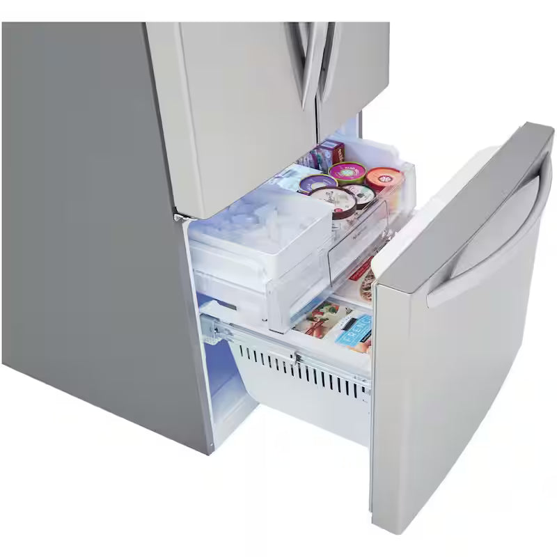 22 cu. ft. French Door Refrigerator with Ice Maker in Stainless Steel O83042