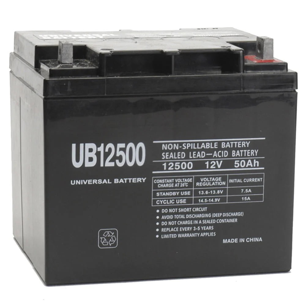 12V 50Ah Rechargeable SLA AGM Battery C753565