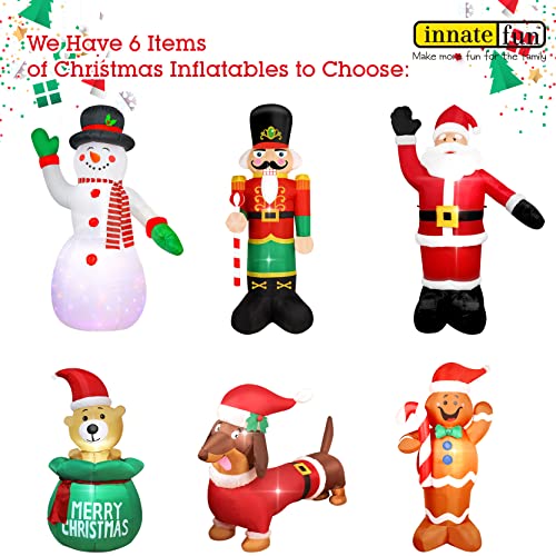 8 Feet Tall Lighted Inflatable Christmas Nutcracker Yard Decoration D92004