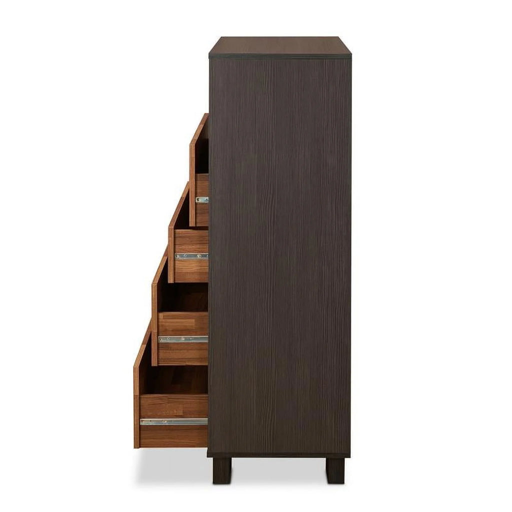 16" Transitional Wood Chest with 5 Drawers J9118