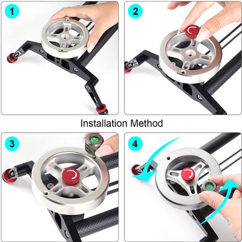 Carbon Fiber Camera Slider with Flywheel G37651