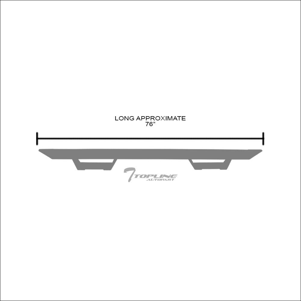 Matte Black Drop Step Side Nerf Bars Running Boards U660588