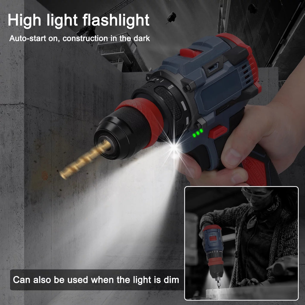 Electric Drill 2in1 Lithium Screwdriver Power Tool R241