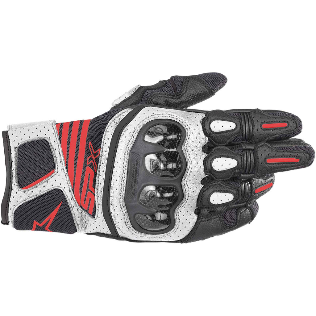 Black White Gloves E394