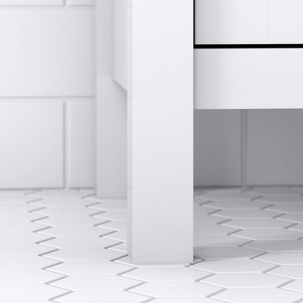 White Bathroom Storage Cabinet Y8942