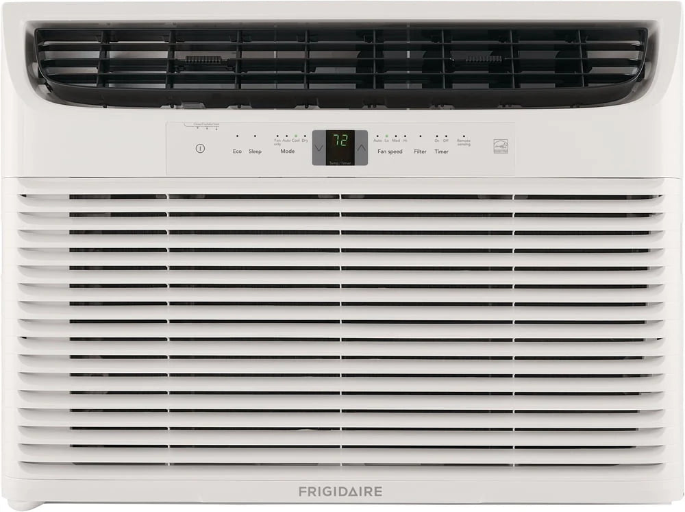 5,000 BTU 115V Window-Mounted Mini-Compact Air Conditioner with Remote Control, White Z363