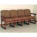 Mahogany Four Seat Sofa K643313