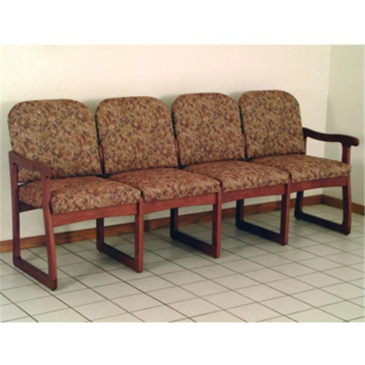 Mahogany Four Seat Sofa K643313