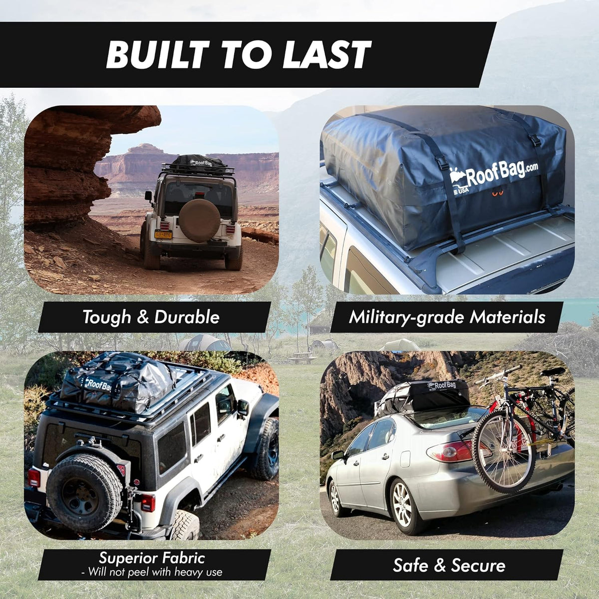 Waterproof Rooftop Cargo Carrier 11 cu. ft. H456489
