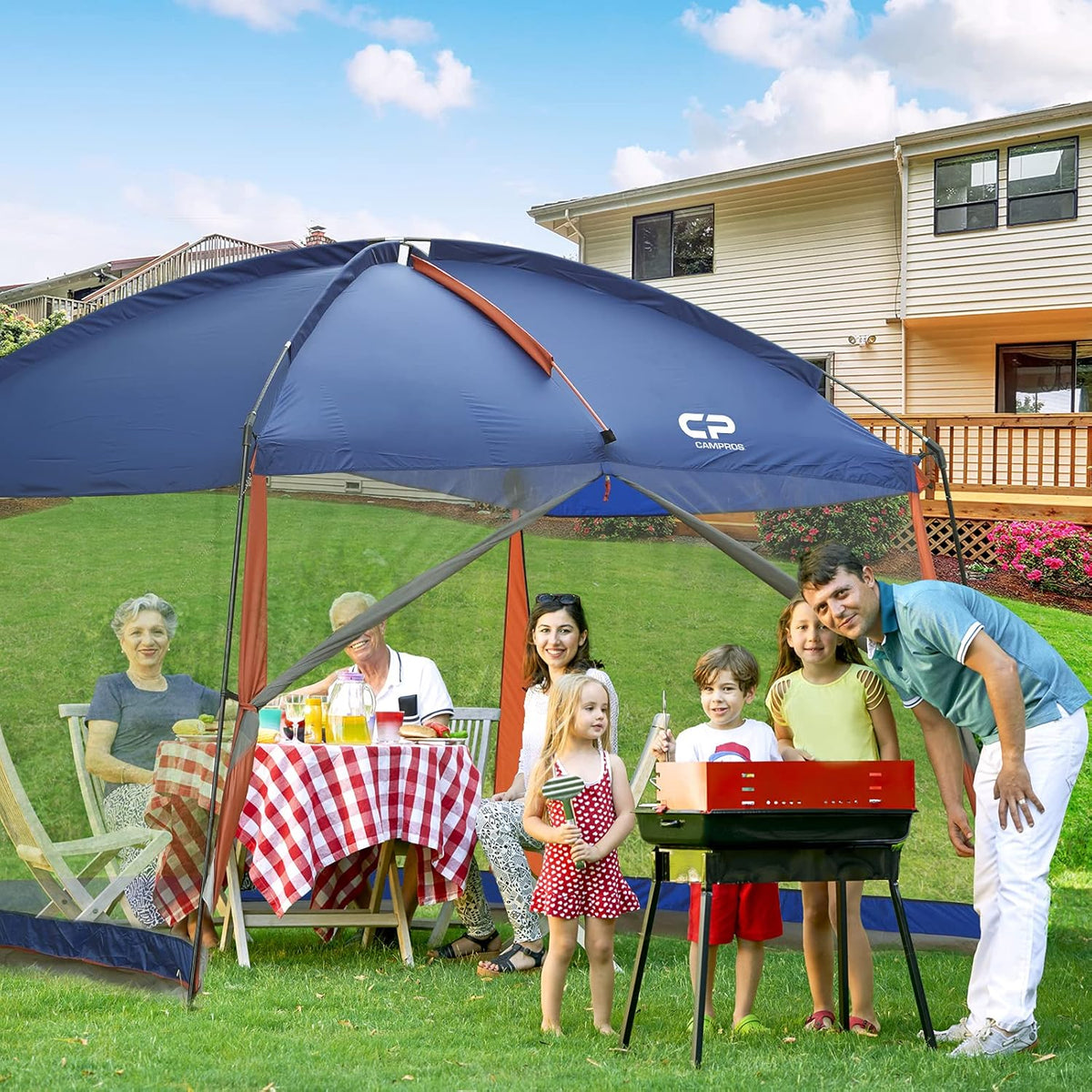 12 x 10 Ft Mesh Screen House Tent R91738