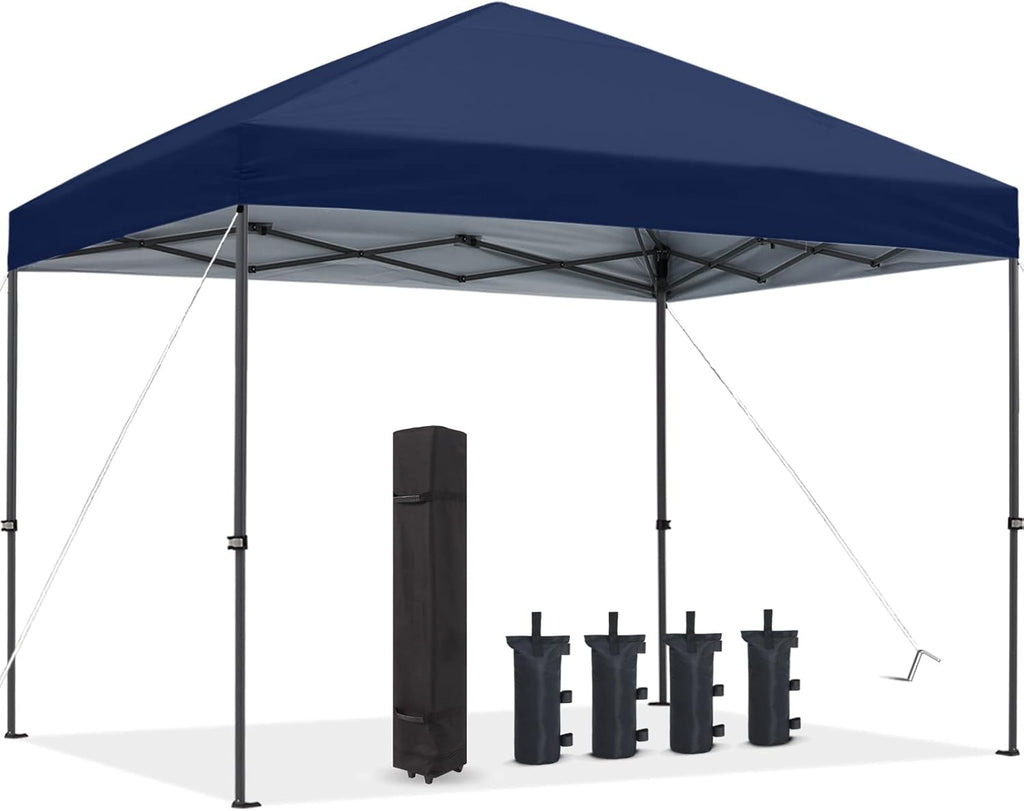 10x10FT Pop Up Canopy Tent with Wheeled Carrying Bag P19939