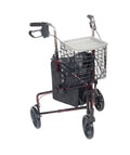 3 Wheel Rollator with Basket Tray and Pouch T225475