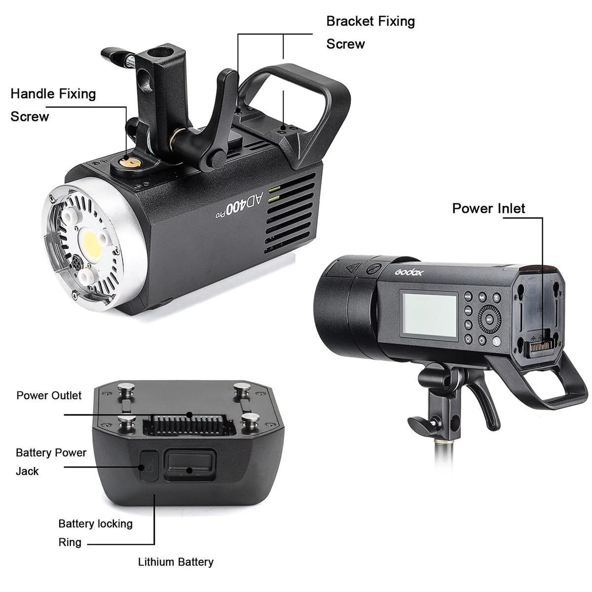 400W TTL Flash with 60cm Softbox N599528